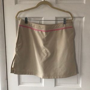 Skirt has shorts underwear. Great condition.